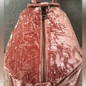 Rebecca minkoff backpack pink suede
